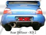 Subaru 04 Version 8 Rear Diffuser