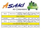 Asaki Air Compressor LC150-30T/ LC40-30S