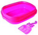 PA-046A  Round Cat Litter Pan With Scoop