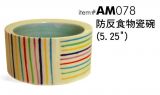 AM078  Anti-Topple Ceramic Bowl 5.25;quot;