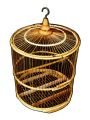 BB-1006  Sangkar Rotan Murai 14;quot;