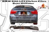BMW E90 LCI Carbon Fibre Rear Diffuser 