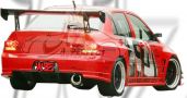 Mitsubishi Evo 8 AP Style Rear Bumper, Rear Wide Body & Rear Diffuser 