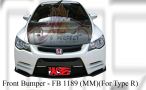 Honda Civic 2006 MM Style Front Bumper For Type R 