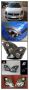 Suzuki Swift 2005 - 2009 Black Angel Eye Projector Headlights