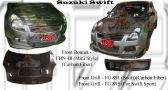 Suzuki Swift Mini Style Front Bonnet & Front Grill 