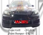 Mazda 3 Hatchback 2006 Front Grill & Front Bumper 