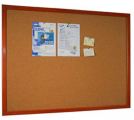 Cork Notice Board With Wooden Frame