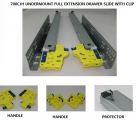708CJH UNDERMOUNT FULL EXT. D/SLIDE WITH CLIP
