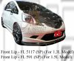 Honda Fit 2008 SP Style Front Lip 