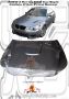 BMW E60 Vor Style Carbon Fibre Front Bonnet 