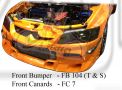 Mitsubishi Evo 9 T&S Front Bumper 