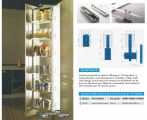 SN1325 DIAMOND STYLE REVOLVING AND SOFT-STOP TALL UNIT BASKET