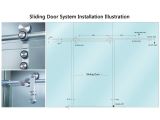 Shower Sliding Door System Illustration