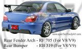 Subaru Version 9 2006 Ing Rear Bumper  