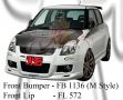 Suzuki Swift 2006 Monster Front Bumper & Lip 