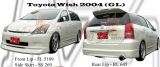 Toyota Wish 2004 GL Style Bodykits 