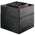 Cube Cuir Noir