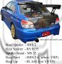 Subaru Version 8 Rear GT Wing Spoiler (VTX Style) 