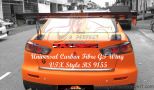 Mitsubishi Lancer EX Carbon Fibre GT Wing Vtx Style (Double Layer) 