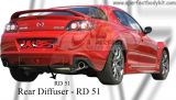 Mazda RX8 2010 Facelift Rear Diffuser 