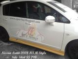 Nissan Latio 2008 NSM Side Skirt 