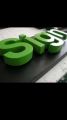 Aluminium 3D lettering