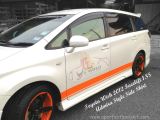 Toyota Wish 2012 Facelift 1.8S Admira Style Side Skirt  