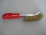 Red Handle Brass Coated Brush