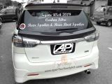 Toyota Wish 2009 Carbon Fibre Rear Spoiler & Rear Boot Spoiler 