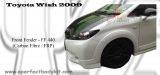 Toyota Wish 2009 Carbon Fibre Front Fender 