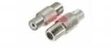 F-TYPE FEMALE TO RCA FEMALE ADAPTER CONNECTOR