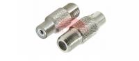 F-TYPE FEMALE TO RCA FEMALE ADAPTER CONNECTOR