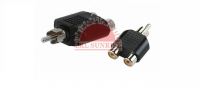 RCA PLUG TO 2 RCA JACK ADAPTOR