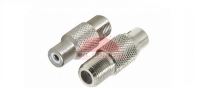 F-TYPE FEMALE TO RCA FEMALE ADAPTER CONNECTOR