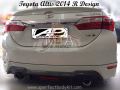 Toyota Altis 2014 R Design Rear Lip 