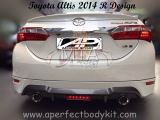 Toyota Altis 2014 R Design Rear Lip 