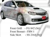 Subaru 2008 Version 10 STI Front Grill, Front Bonnet & Side Skirt 