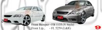 Toyota Mark X 2006 V Style Front Bumper 