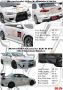 Lancer Evo X 2008 CW2 & BI Style Bodykits 