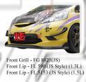 Honda Jazz 2008 JS Style Front Grill & Front Lip 