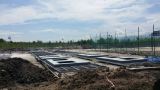 Start installation prefab house for labour accommodation at PETRONAS Sipitang, Sabah.