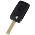 Peugeot 207 307 308  2 Button Flip Remote Key