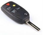Volvo 5 Button Remote Flip Key Shell