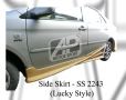 Toyota Vios 2006 Lucky Style Side Skirt 