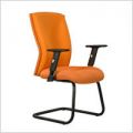 Visitor : Conference Lowback Chrome Cantilever on Armrest - A4