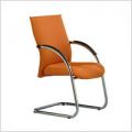 Visitor : Conference Lowback Chrome Cantilever on Armrest - A2