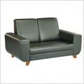 Double Seater on Arm -BS 6-Fabric,PVC,Half Leather
