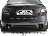 BMW 5 Series F10 HMN Style Rear Diffuser for M5 & M Sport Bumper 