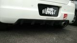 suzuki swift bodykit scrit bumper rear lip on